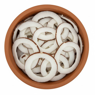 نارگیل حلقهای خشک