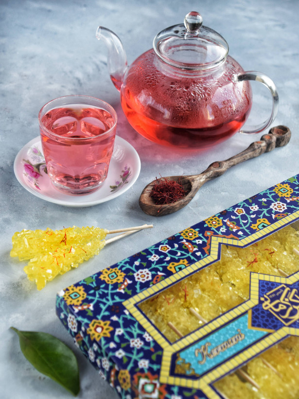 نبات نی دار زعفرانی کرمانی